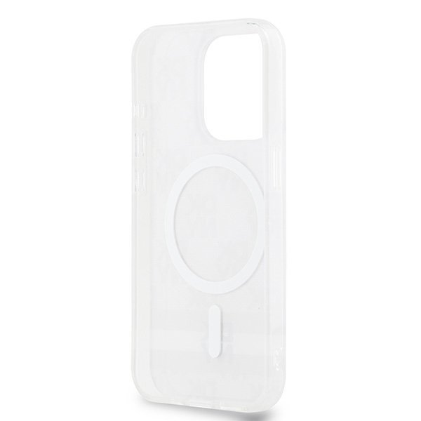 DKNY DKHMP15XHCPTSE iPhone 15 Pro Max6.7&quot; beżowy/beige hardcase IML Checkered Mono Pattern & Printed Stripes MagSafe