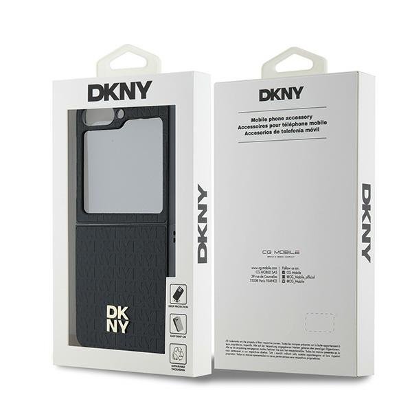 DKNY DKHCZF6PSHRPSK Z Flip6 F741czarny/black Repeat Pattern Stack Logo