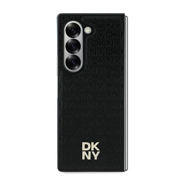 DKNY DKHMZFD6PSHRPSK Z Fold6 F956czarny/black Repeat Pattern Stack Logo