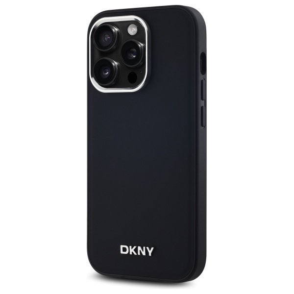 DKNY DKHMP14LPSCMCLK iPhone 14 Pro6.1&quot; czarny/black hardcase Plain Logo MagSafe