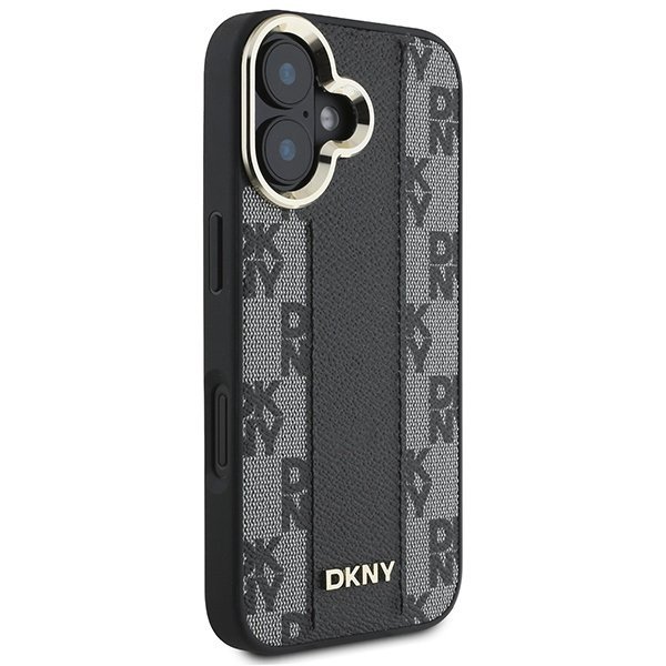 DKNY DKHMP16SPCPVSLK iPhone 16 6.1&quot; czarny/black hardcase Checkered Pattern Magsafe