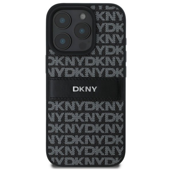 DKNY DKHCP16XPRTHSLK iPhone 16 Pro Max 6.9&quot; czarny/black hardcase Texture Pattern Tonal Stripe