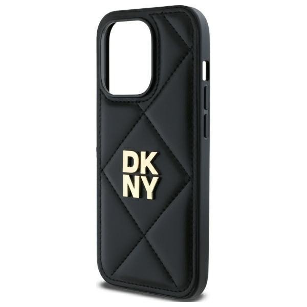 DKNY DKHCP14XPQDSLK iPhone 14 Pro Max    6.7&quot; czarny/black Quilted Stack Logo