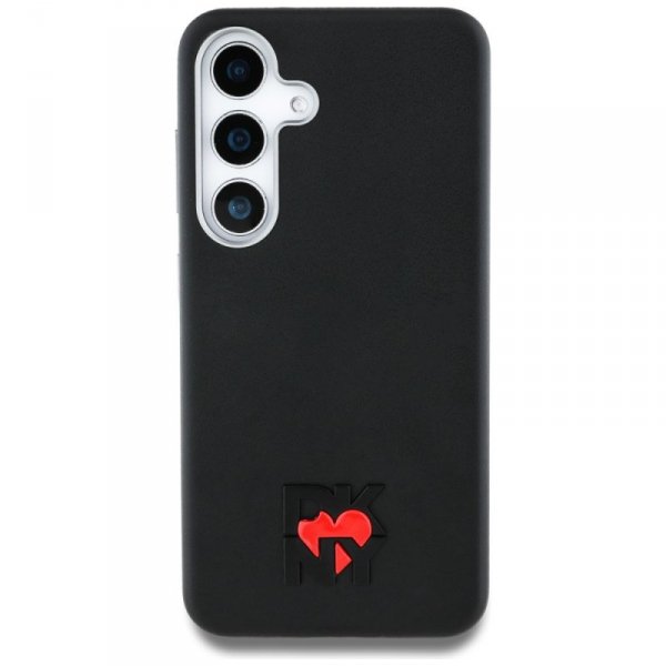 Etui DKNY Leather Heart of NY do Samsung Galaxy S25 czarny