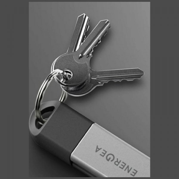 Kabel Energea Sheath Key 2w1 USB-C do    USB-C/USB-A 480Mbps 60W 15cm pomarańczowy