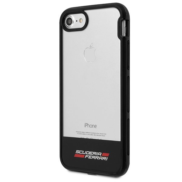 Ferrari Hardcase FEHCP7BISBK iPhone 7/8/SE 2020 / SE 2022  transparent black