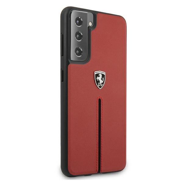 Ferrari FEOSIHCS21SRE S21 G991czerwony/red hardcase Off Track Leather Nylon Stripe