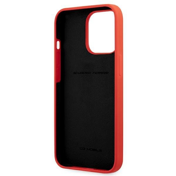 Ferrari FESSIHCP13XRE iPhone 13 Pro Max 6,7&quot; czerwony/red hardcase Silicone