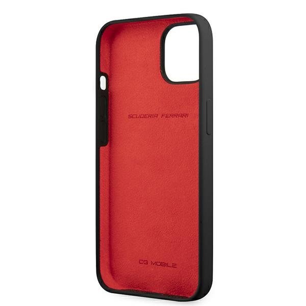 Ferrari FESSIHCP13MBK iPhone 13 / 14 /15 6.1&quot; czarny/black hardcase Silicone