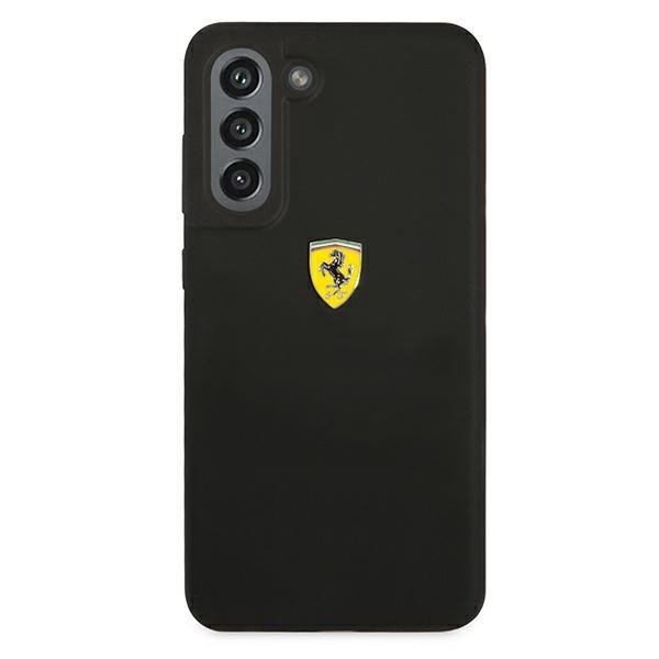 Ferrari Hardcase FESSIHCS21FBK S21 FEG990 czarny/black Silicone