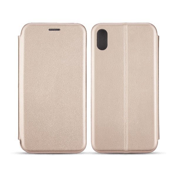 Beline Etui Book Magnetic iPhone Xs Maxzłoty/gold