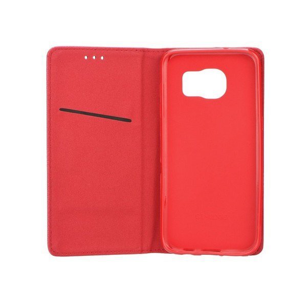 Etui Smart Magnet book Samsung S21 FE czerwony/red