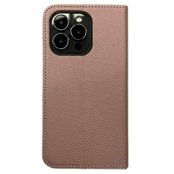 Etui Smart Magnet book Moto G85 5Gróżowo złoty/rose gold