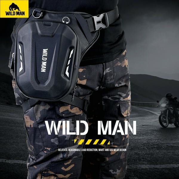 WILDMAN Torba motocyklowa na nogę L1 3L  czarna/black