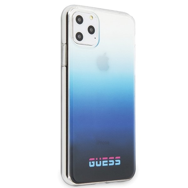 Guess GUHCN65DGCNA iPhone 11 Pro Max niebieski/gradient blue hard case California