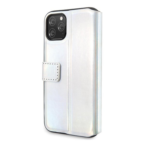 Guess GUFLBKN65BLD iPhone 11 Pro Maxsrebrny/silver book Iridescent