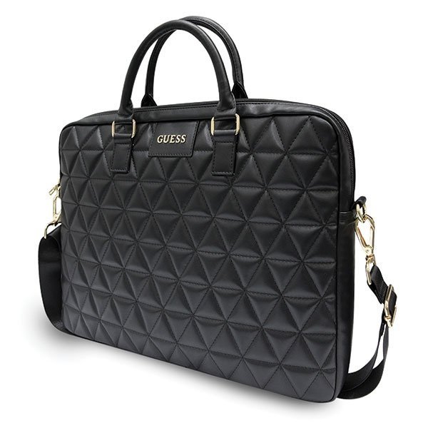 Guess Torba GUCB15QLBK 16&quot; czarna/blackQuilted