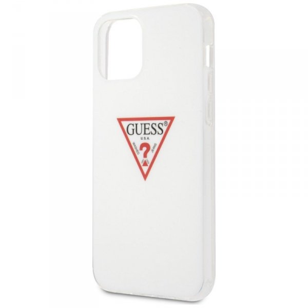 Guess GUHCP12MPCUCTLWH iPhone 12/12 Pro 6,1" biały/white hardcase Triangle Collection