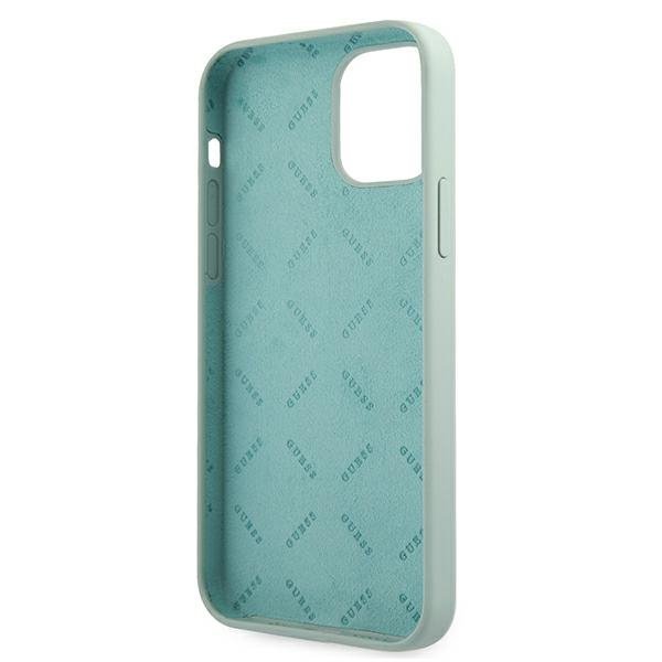 Guess GUHCP12SLSVSBF iPhone 12 mini5,4&quot; niebieski fuksja/blue fuschia hardcase Silicone Vintage