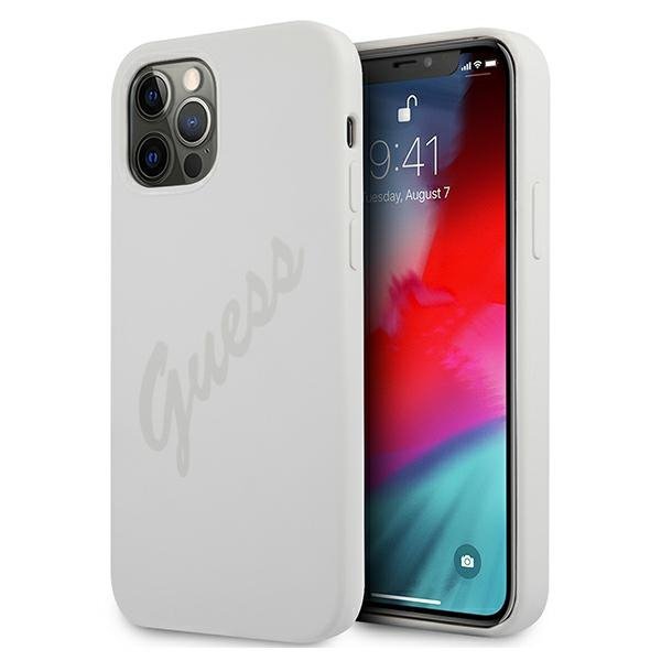 Guess GUHCP12LLSVSCR iPhone 12 Pro Max6,7&quot; kremowy/cream hardcase Script Vintage