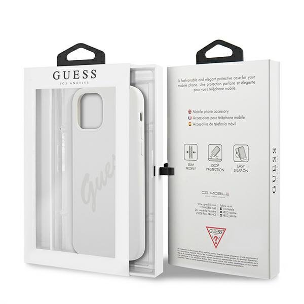 Guess GUHCP12LLSVSCR iPhone 12 Pro Max6,7&quot; kremowy/cream hardcase Script Vintage