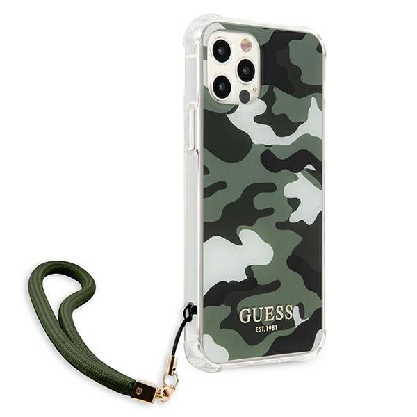 Guess GUHCP12LKSARKA iPhone 12 Pro Max6,7&quot; zielony/khaki hardcase Camo Collection