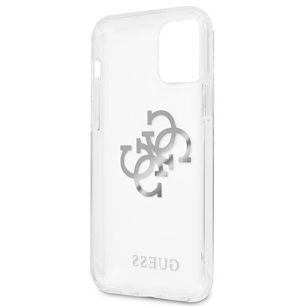 Guess GUHCP12LKS4GSI iPhone 12 Pro Max 6,7&quot; Transparent hardcase 4G Silver Charms Collection