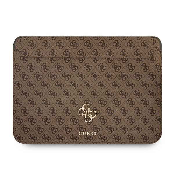 Guess Sleeve GUCS13G4GFBR 13&quot; brązowy/brown 4G Big Logo
