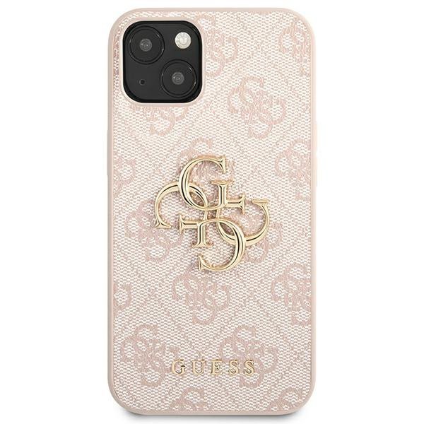 Guess GUHCP13M4GMGPI iPhone 13 / 14 / 156.1&quot; różowy/pink hardcase 4G Big Metal Logo