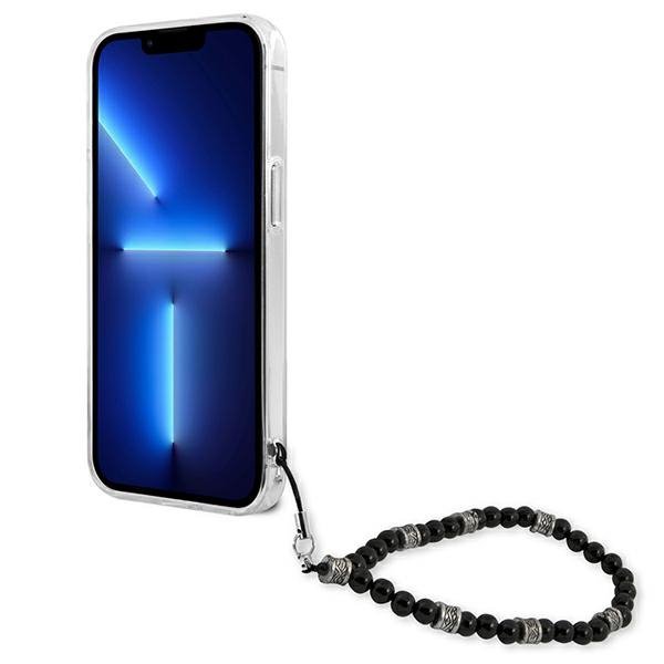 Guess GUHCP13XKPSBK iPhone 13 Pro Max6,7&quot; Transparent hardcase Black Pearl
