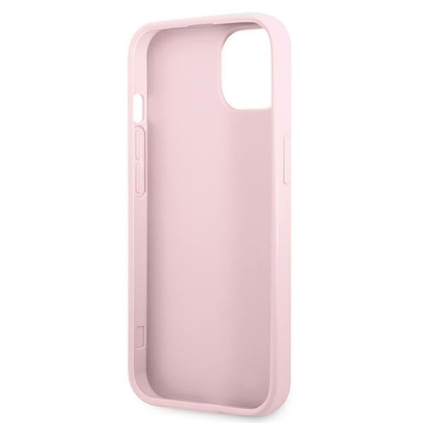 Guess GUHCP13SPSASBPU iPhone 13 mini5,4&quot; fioletowy/purple Saffiano Hot Stamp & Metal Logo