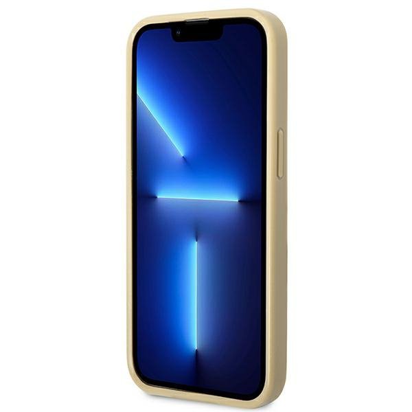Guess GUHCP14XHGGSHD iPhone 14 Pro Max6,7&quot; złoty/gold hard case Glitter Script