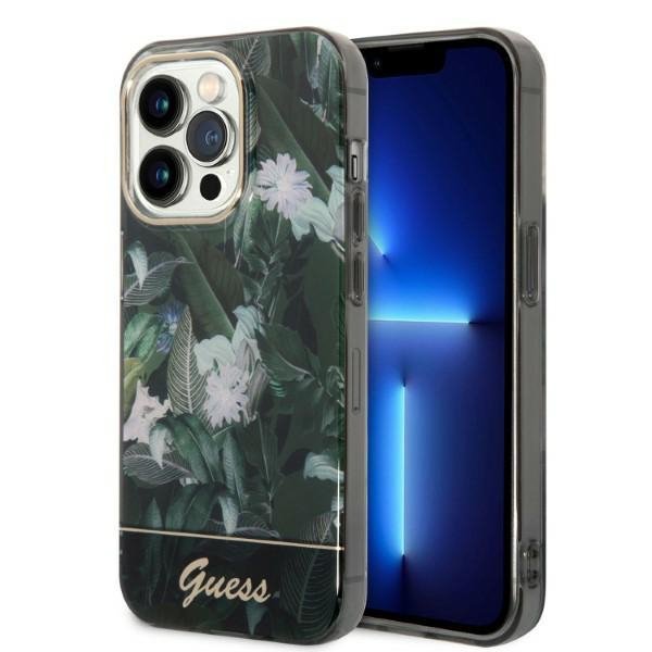 Guess GUHCP14XHGJGHA iPhone 14 Pro Max 6,7&quot; zielony/green hardcase Jungle Collection