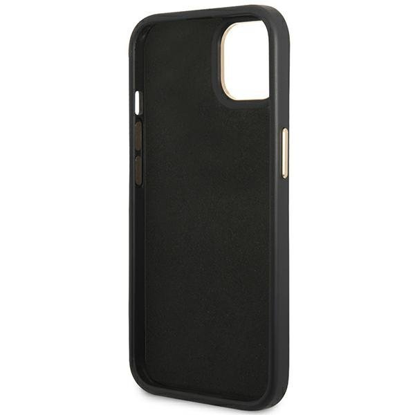 Guess GUHCP14MHGCRHK iPhone 14 Plus / 15 Plus 6.7&quot; czarny/black hardcase Croco Collection