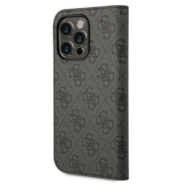 Guess GUBKP14LHG4SHK iPhone 14 Pro6,1&quot; czarny/black book 4G Vintage Gold Logo