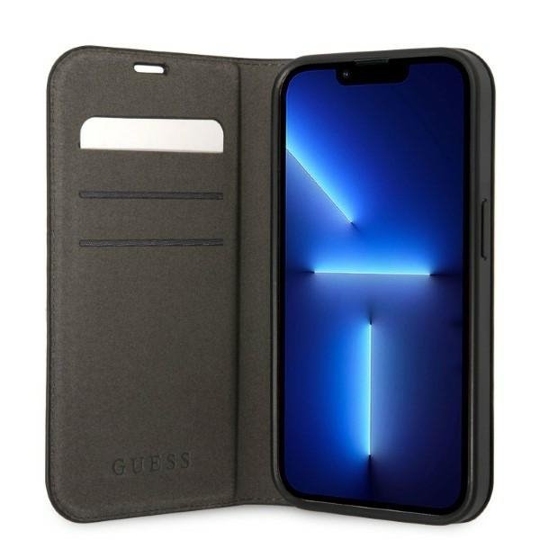 Guess GUBKP14XHG4SHK iPhone 14 Pro Max6,7&quot; czarny/black book 4G Vintage Gold Logo