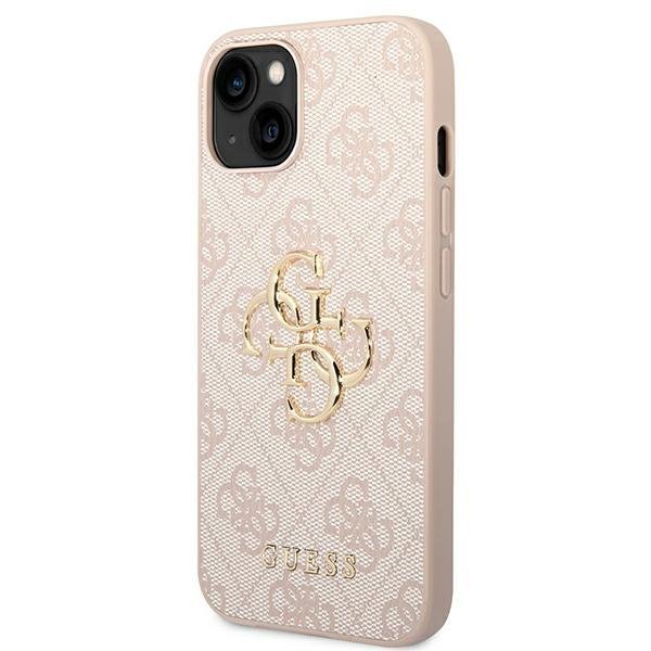 Guess GUHCP14S4GMGPI iPhone 14 / 15 / 136.1&quot; różowy/pink hardcase 4G Big Metal Logo