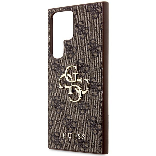 Guess GUHCS23L4GMGBR S23 UltraS918 brązowy/brown hardcase 4G Big Metal Logo