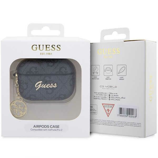 Guess GUAP2G4GSMK AirPods Pro 2 (2022/2023) cover czarny/black 4G Charm Collection