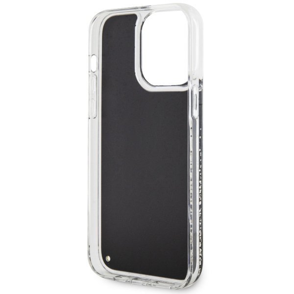 Guess GUHCP14XLCSGSGK iPhone 14 Pro Max6.7&quot; czarny/black hardcase Liquid Glitter Marble