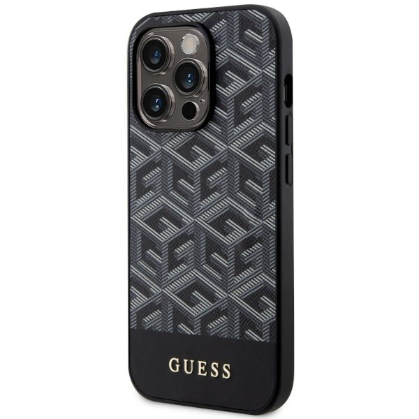 Guess GUHMP14XHGCFSEK iPhone 14 Pro Max 6.7&quot; czarny/black hardcase GCube Stripes MagSafe