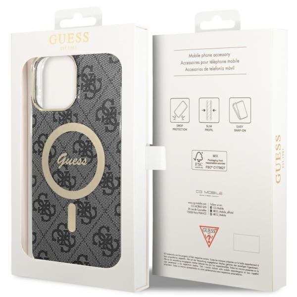 Guess GUHMP13XH4STK iPhone 13 Pro Max6.7&quot; czarny/black hardcase 4G MagSafe