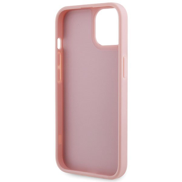 Guess GUHCP14MHDGTPP iPhone 14 Plus / 15 Plus 6.7&quot; różowy/pink hardcase Rhinestone Triangle