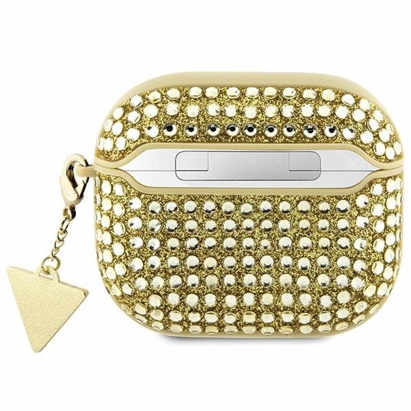 Guess GUA3HDGTPD AirPods 3 coverzłoty/gold Rhinestone Triangle Charm