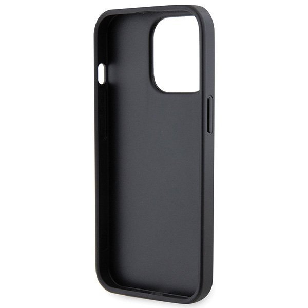 Guess GUHCP13LP4TDSCPK iPhone 13 Pro / 13 6.1&quot; czarny/black hardcase Crossbody 4G Metal Logo