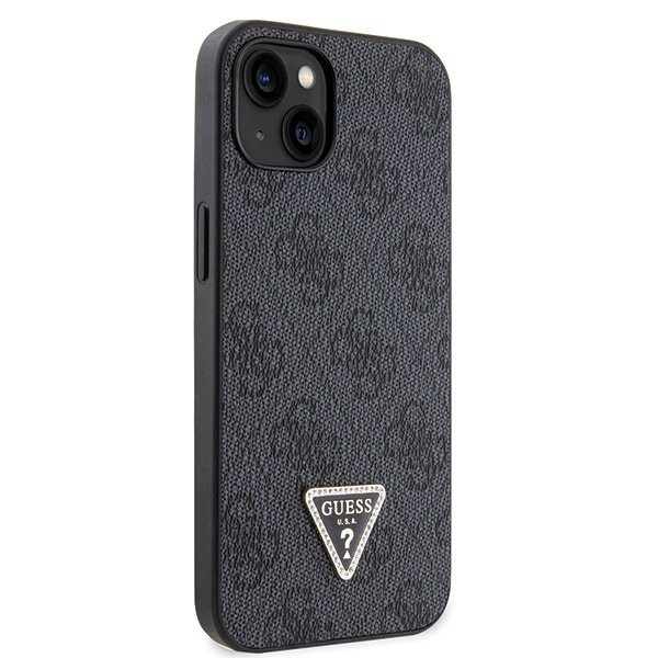 Guess GUHCP14SP4TDSCPK iPhone 14 / 15 / 13 6.1&quot; czarny/black hardcase Crossbody 4G Metal Logo