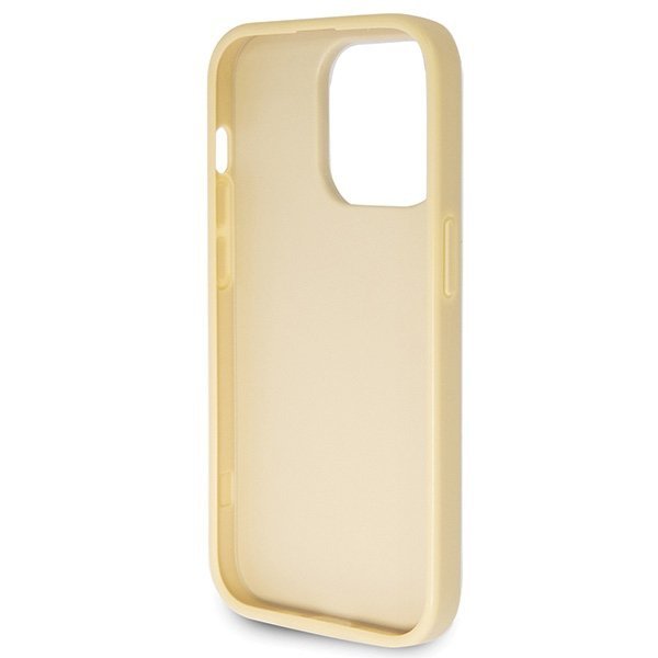 Guess GUHCP14LHG4SGD iPhone 14 Pro 6.1&quot; złoty/gold hardcase Glitter Script Big 4G