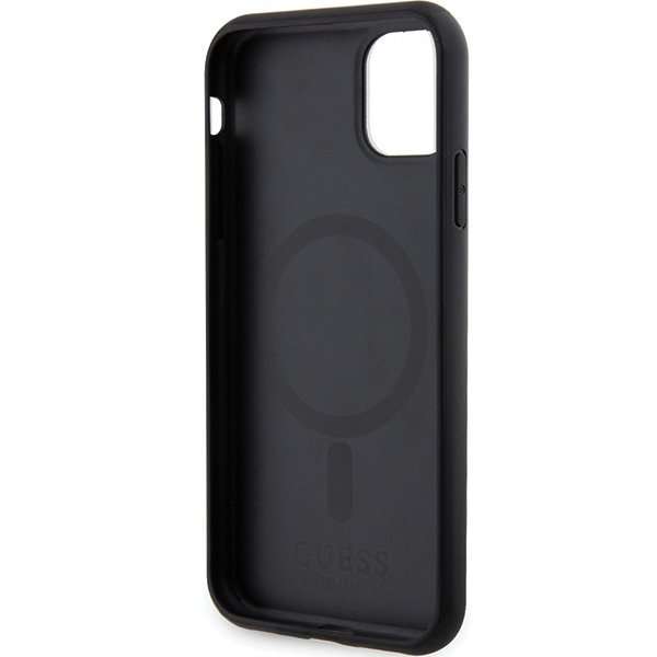 Guess GUHMN61PSAHMCK iPhone 11 / Xr 6.1&quot; czarny/black hardcase Saffiano MagSafe