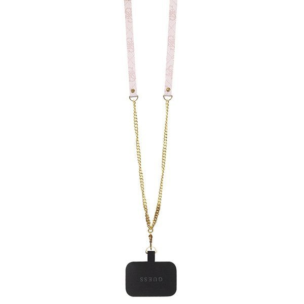 Guess GUHCP15LP4TDSCPP iPhone 15 Pro 6.1&quot; różowy/pink hardcase Crossbody 4G Metal Logo
