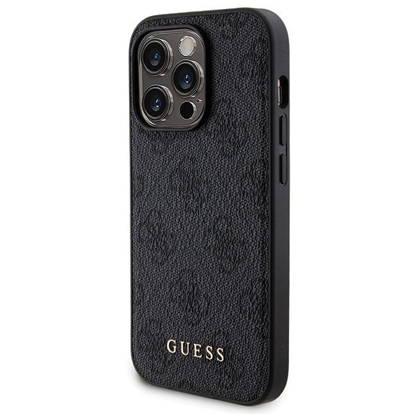 Zestaw Guess GUBPM5P14X4GEMGK iPhone 14 Pro Max 6.7&quot; hardcase + Powerbank 5000mAh MagSafe czarny/black 4G Metal Logo